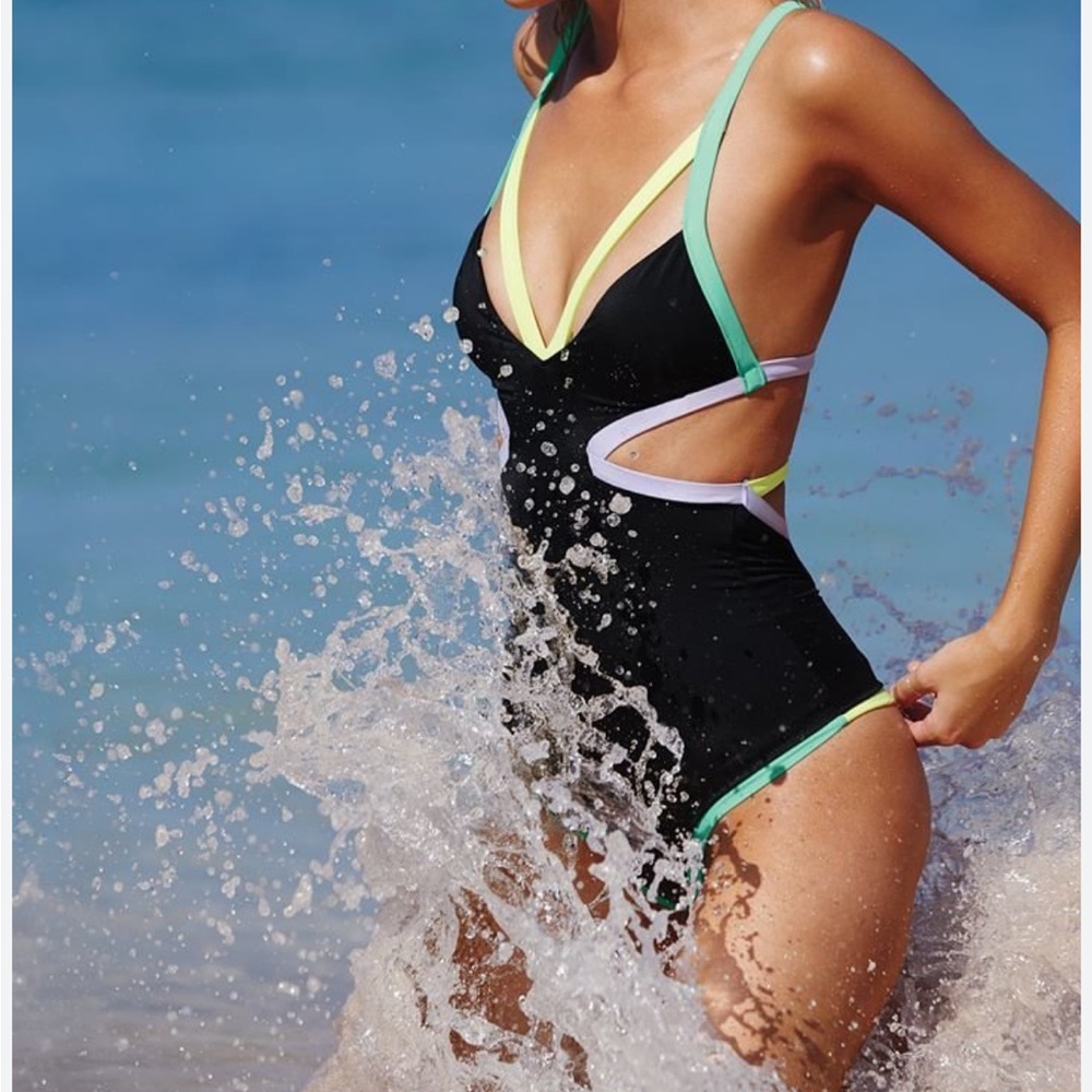 Victorias Secret Strappy One Piece Bathing Suit